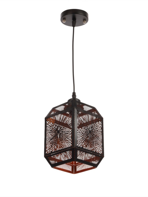 Светильник "Кэлшот" (Сияние) 1х40Вт Е27 черный 13х13х20+100см