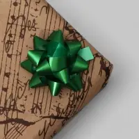 Бант - звезда №3.5, металлик, ассорти