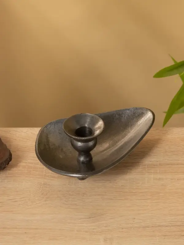 Подсвечник "Средневековье" алюминий 18х13х6,5 см