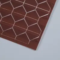 Набор уголков с кармашком для фотографий 102 уголка "Кофе с прозр. плёнкой" 10,3х15,1 см