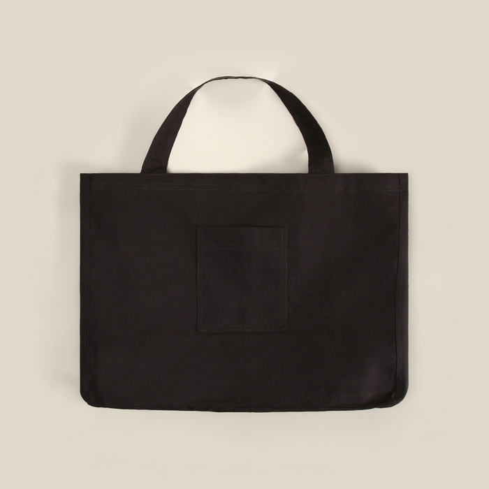 Сумка из льна двухсторонняя SL HOME "Linear bag" 67х35см,50%лён,50%хл, 180г/м2