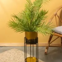 Кашпо на подставке "Хани" железо 18х18х56 см