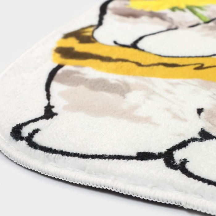 Коврик для дома Доляна &laquo;Крошка Киса&raquo;, 40&times;60 см