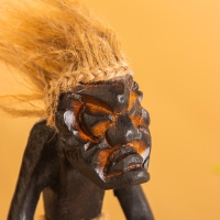 Сувенир "Абориген барабанщик" дерево, 8х9х22 см