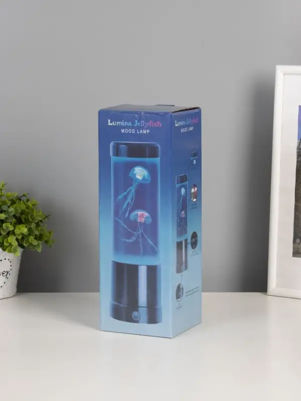 Светильник "Медузы" LED, RGB, USB, 3-5Вт, розово-голубой металлик 9х9х3 см