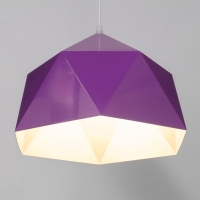 Светильник Edward 1х40Вт Е27 пр-1м темно-фиолетовый 38х38х25см