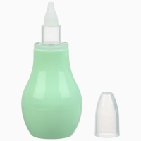 Аспиратор назальный, с колпачком, цвет мятный