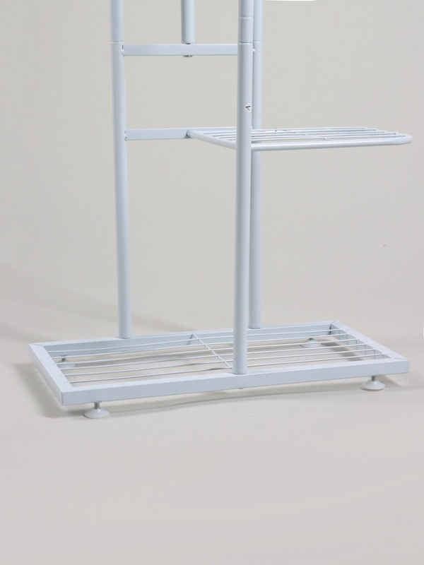 Подставка для цветов Greengo, 5 полок, 44 &times; 22 &times; 95 см, напольная, металл, белая