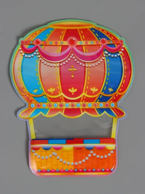 Пакет подарочный, "Воздушный шар", с zip-lock застежкой, 17,5x19+4см