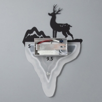 Бра "Олень и гора" LED 11Вт 4000К черный 20х29х5 см