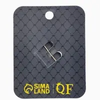 Брошь "Ласточки", цвет белый в золоте