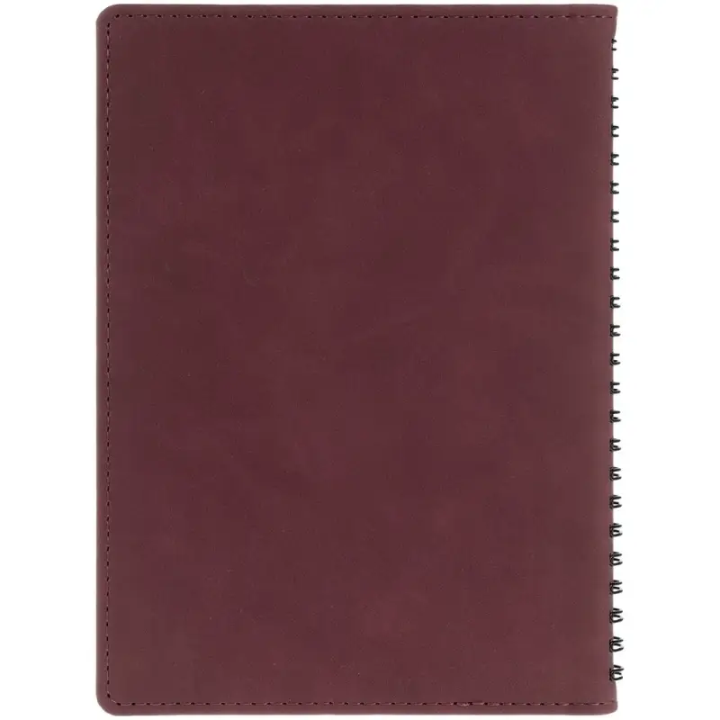 Ежедневник Spring Urban на заказ, недатированный, бордовый