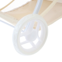 Коляска для кукол универсальная, с переноской, с корзиной, металлический каркас