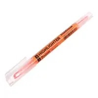 Маркер текстовыделитель 0.5-3.5 мм ErichKrause Visioline V-16 Zoom Neon, двухсторонний, оранжевый неон, чернила на водной основе