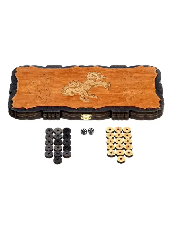 Нарды Классика Конь мини 37*18 см