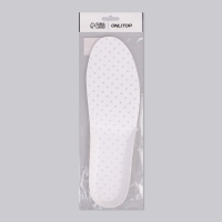 Стельки для обуви, универсальные, дышащие, р-р RU до 44 (р-р Пр-ля до 46), 28 см, пара, белые