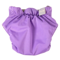 Многоразовый подгузник, угольно-бамбуковая ткань, 3-15 кг, цвет фиолетовый, Крошка Я