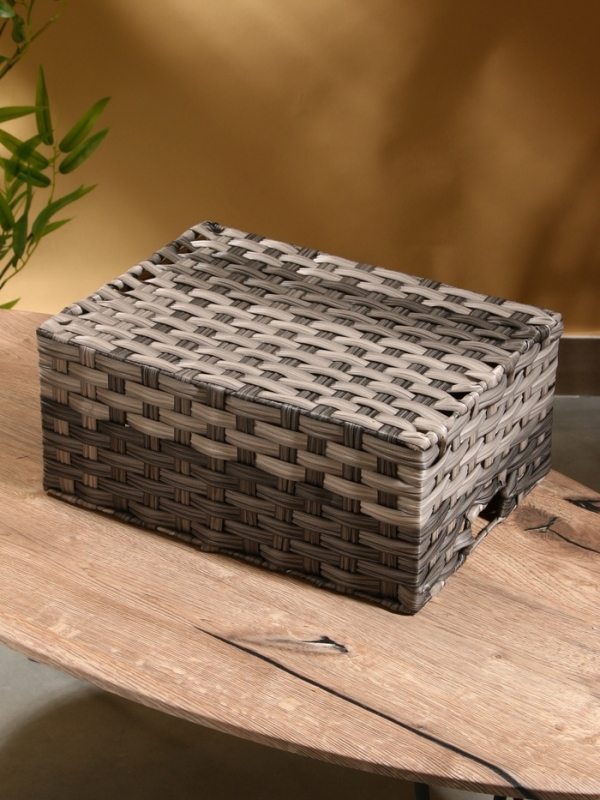 Корзина плетеная 40х29х17 см, пластик