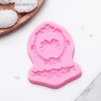 Молд &laquo;Сердца, рамка, лепнина&raquo;, силикон, 12,5&times;8,2&times;1,1 см, цвет МИКС