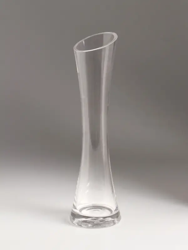 Ваза стекло настольная "Николетт" 20х5 см, прозрачный