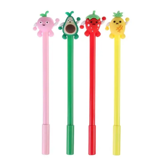 Ручка - прикол Calligrata &laquo;Ягоды/Фрукты&raquo;, гелевая, МИКС