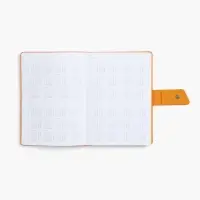 Ежедневник Boom, недатированный, черный с оранжевым