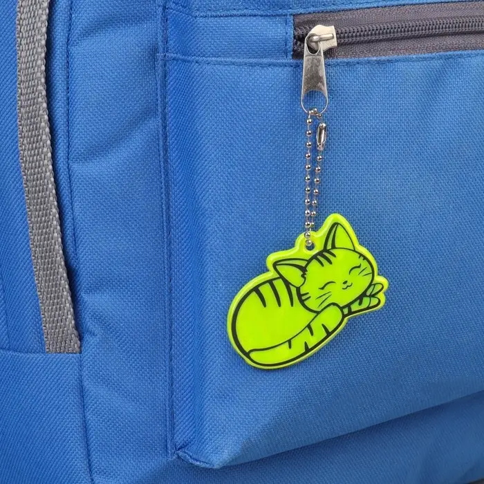 Светоотражающий элемент &laquo;Кошечка&raquo;, двусторонний, 5.5&times;3.7 см, МИКС