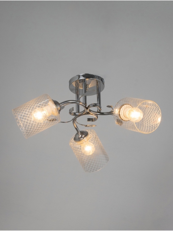 Люстра "Клара" 3х40Вт Е27 хром