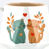 Кружка керамическая Дорого внимание &laquo;Котики&raquo;, 350 мл