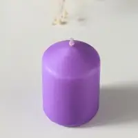 Свеча-цилиндр 4х6 см, 70 гр, лаванда