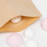 Пакет Zip - lock Крафт с плоским дном, прямоугольное окно, 20&times;30 см