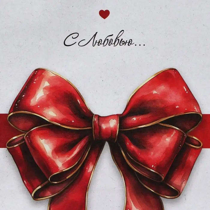 Пакет подарочный крафтовый &laquo;С любовью&raquo; 15&times;21&times;8 см, 120 г/м&sup2;