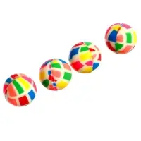 Мяч каучуковый, попрыгунчик &laquo;Хочу играть&raquo;, в банке, 50 шт