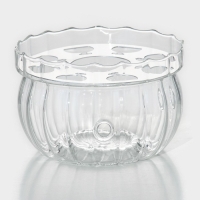 Подставка стеклянная для подогрева Доляна &laquo;Диана&raquo;, 13&times;9 см