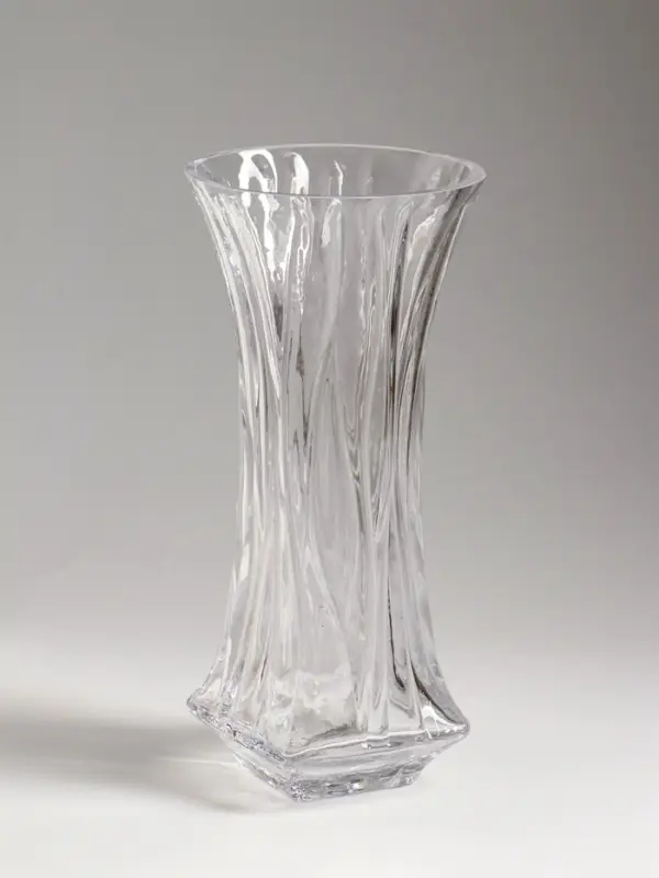 Ваза стекло настольная "Эбба" 25х12 см, прозрачный