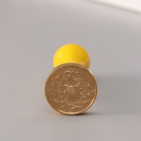 Сургучный набор "Солнце и луна" печать, ручка, сургуч 12,5х10х3,6 см