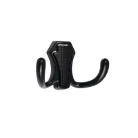 Крючок мебельный CAPPIO HIDDEN, двухрожковый, черный, 2 шт.