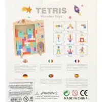 Развивающая головоломка Тетрис деревянный