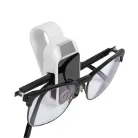 Держатель для очков в автомобиль, белый