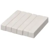 Мелки белые школьные 6 шт. &laquo;Смешарики&raquo;, прямоугольные