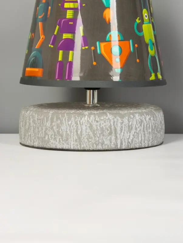 Настольная лампа "Суше" E27 40Вт серый 20х20х23 см RISALUX