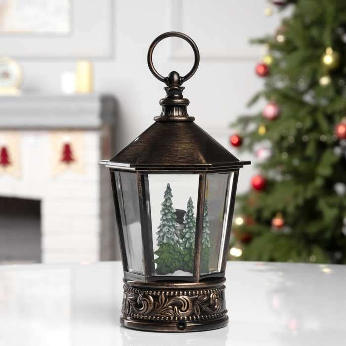 Светодиодная фигура &laquo;Снеговик&raquo; 14 &times; 22 &times; 14 см, пластик, батарейки ААх3 (не в комплекте), свечение тёплое белое