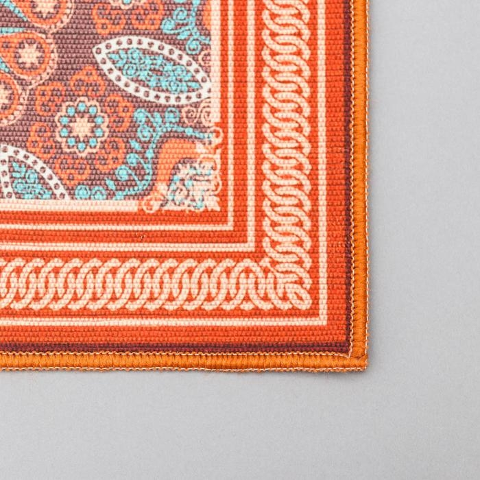 Набор ковриков для ванной и туалета Доляна &laquo;Геомертик&raquo;, 2 шт: 50&times;78 см, 40&times;50 см, цвет серый