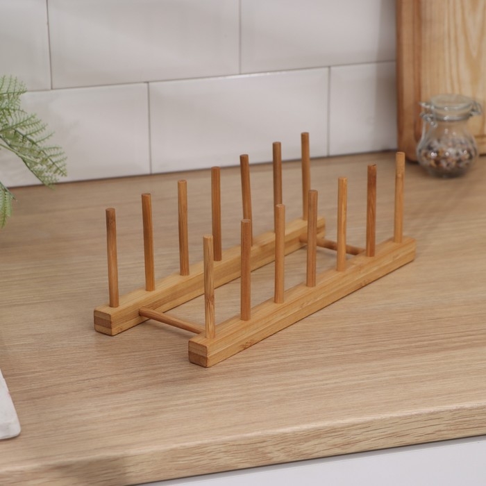 Подставка для разделочных досок и крышек Доляна, 30&times;10, 6 мест