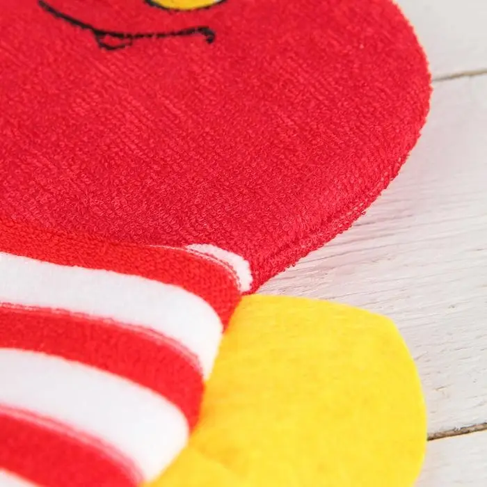 Мочалка-варежка детская для купания Доляна &laquo;Пчёлка&raquo;, цвет МИКС