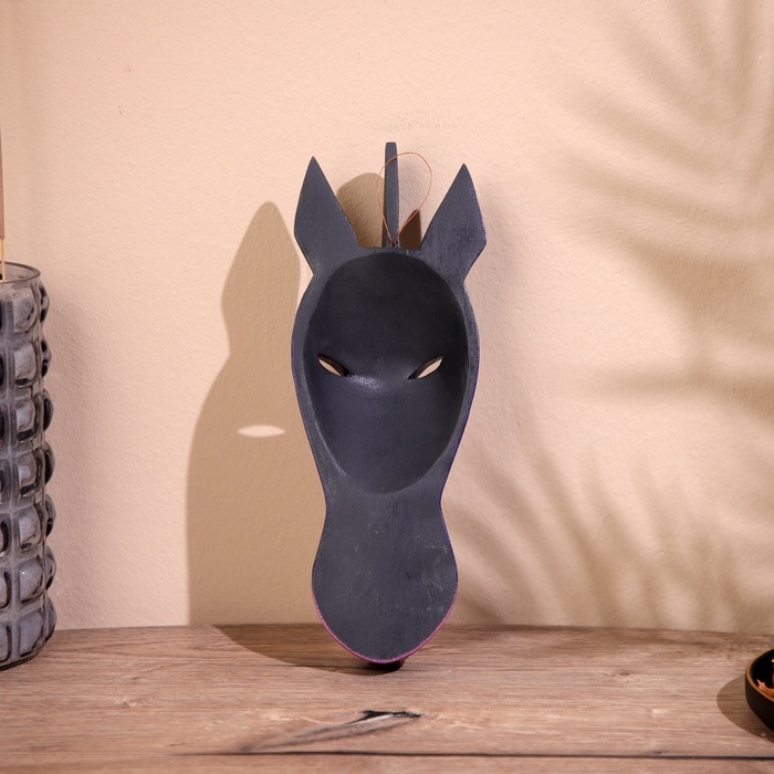 Маска "Зебра" дерево 18 см