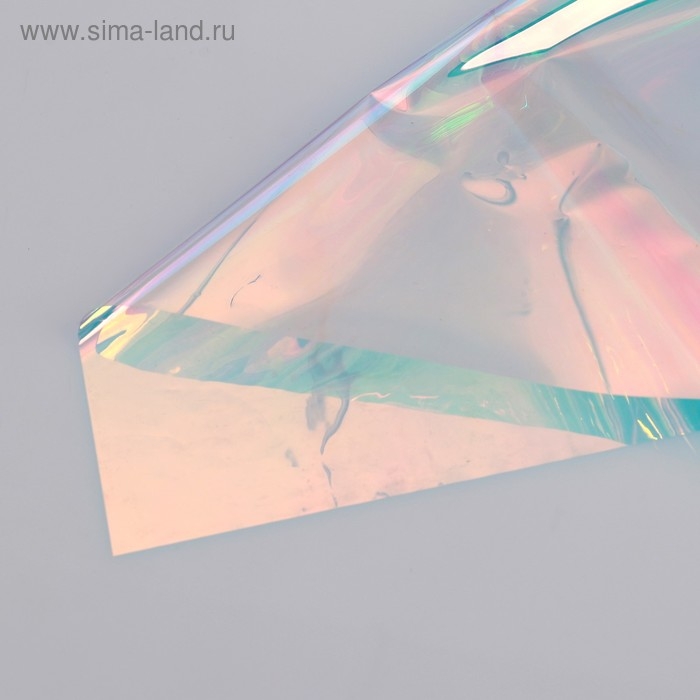 Плёнка иридисцентная "Розовое облако", 0,5 х 5 м