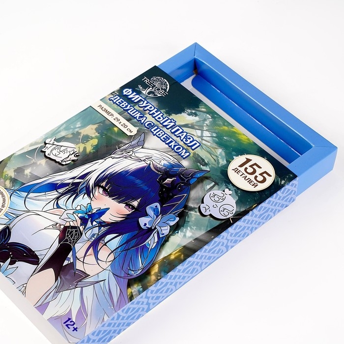 Пазлы деревянные фигурный &laquo;Аниме девушка&raquo;, 155 элементнов