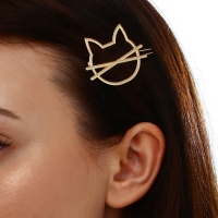 Заколка для волос &laquo;Cute cat&raquo;, 6 х 2 см