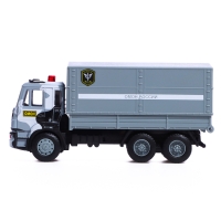 Грузовик металлический &laquo;КАМАЗ. ОМОН&raquo;, инерционный, 1:54, цвет серый